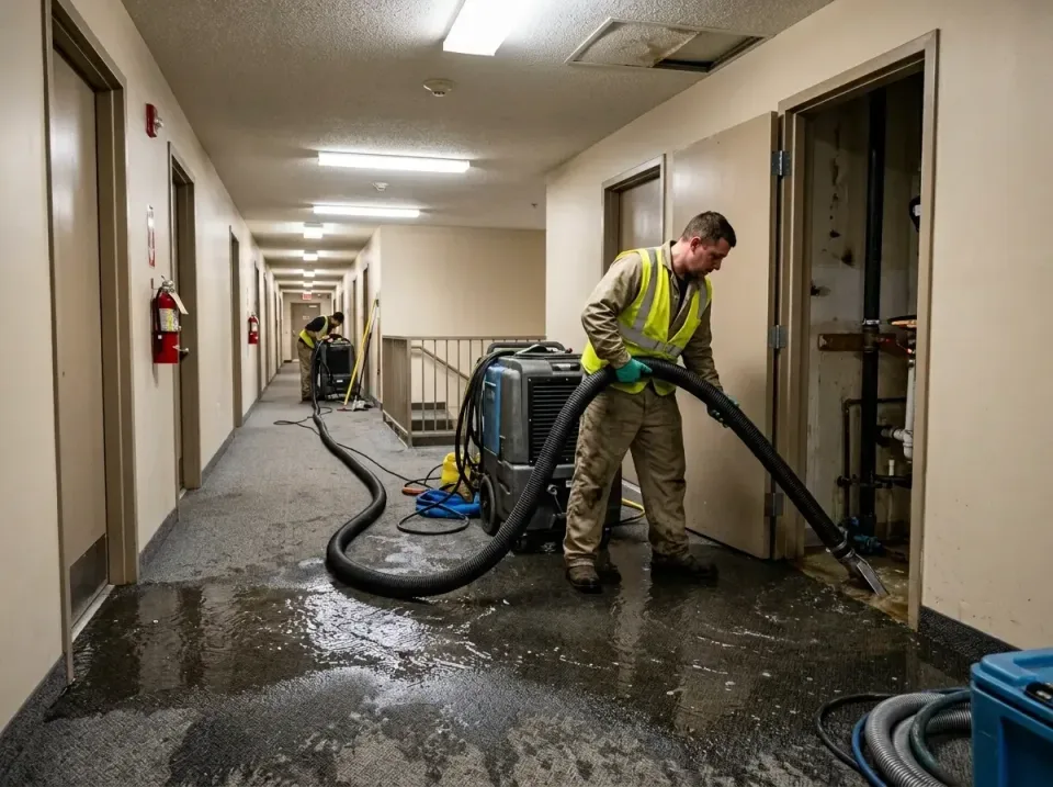 multi-unit-apartment-hallway-f-005 — frequently asked questions, Emergency Burst Pipe Water Extraction & Removal in Gardiner…